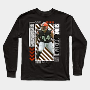 Sione Takitaki Paper Version 10 Long Sleeve T-Shirt